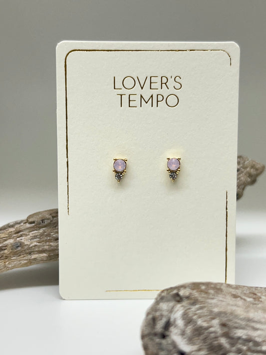 Boucles Dolce Studs, dessinée à  Vancouver. Lovers Tempo 1SP18018-PNK 