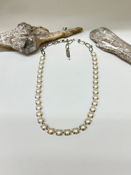 Collier Perle de Swarovski Fait main