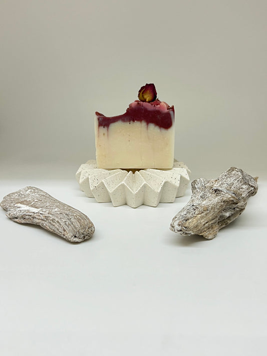 Savonnier en céramique vanille Kamouraska A&amp;J Métissage Savonnier