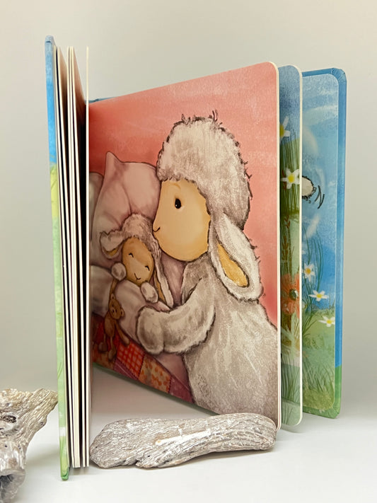 Agneau timide et sa maman, livre Jellycat dessiné à Londres bk4mamf