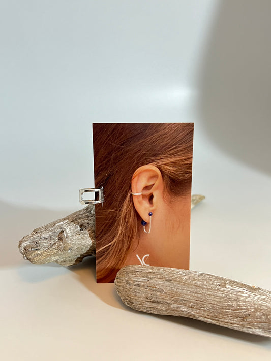 Solide Ear Cuff en argent Fait main à Montréal