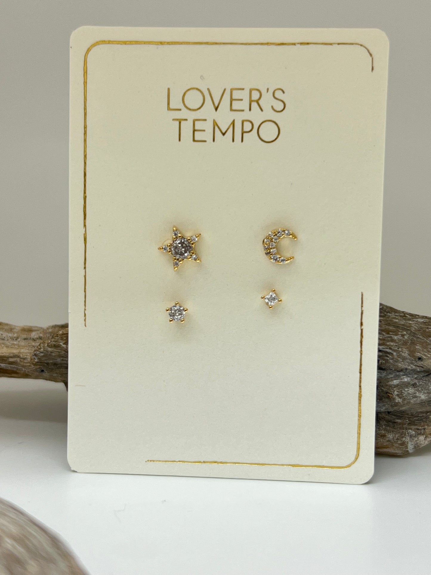 Boucles d'oreille Cosmos dessinée à Vancouver Lovers Tempo 1HO23009-GLD