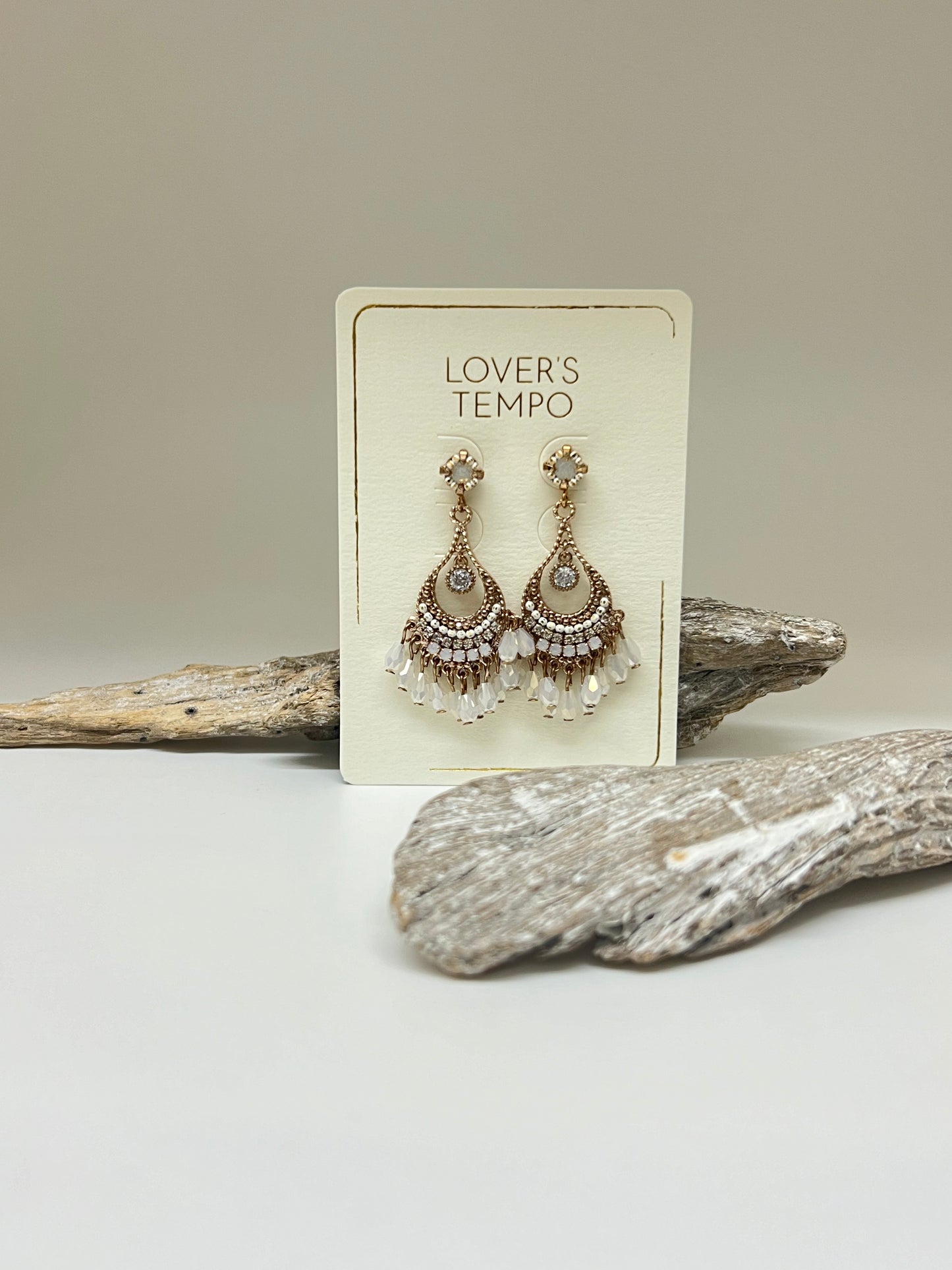 Boucles d'oreilles Coco Beaded Chandelier