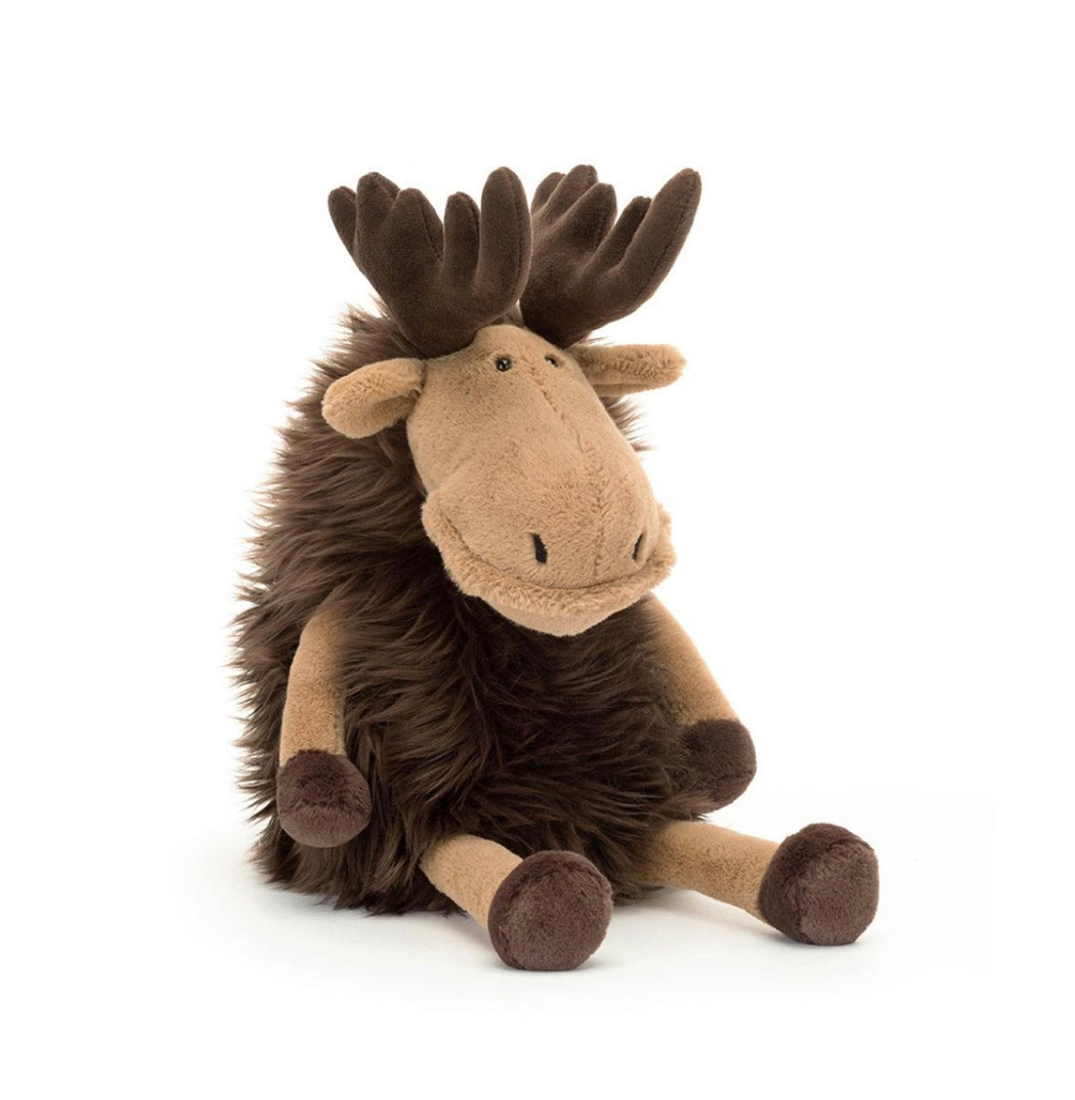 Merrick Moose dessinée à Londres Jellycat Merrick Moose MRK2MSE