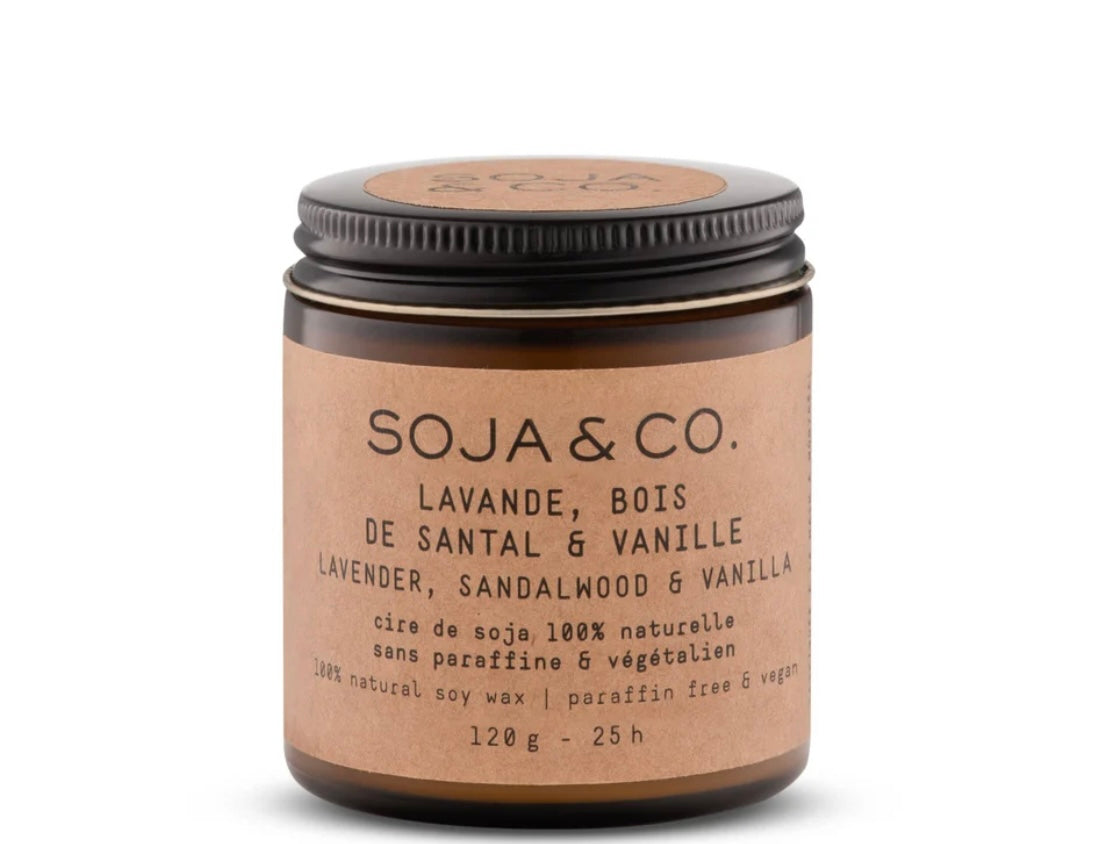 Bougie | Lavande, Bois de santal & Vanille