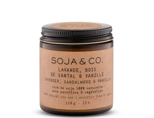 Bougie | Lavande, Bois de santal & Vanille