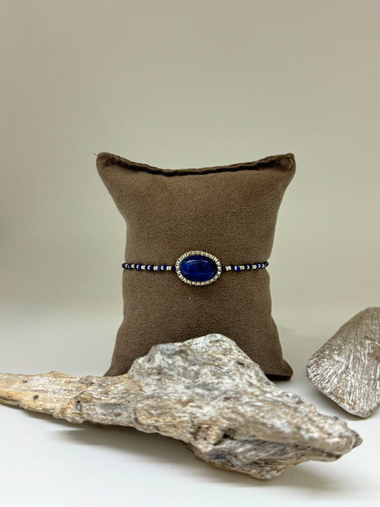 Bracelet Lapis-lazuli Mishky Fait à la main en Colombie Mishky 112-12544