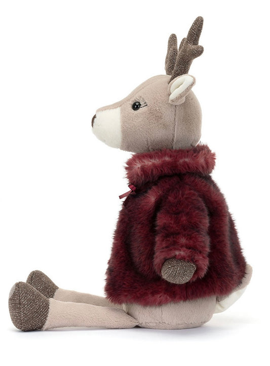 Vivien Renne, peluche dessinée à Londres Jellycat VIV3R