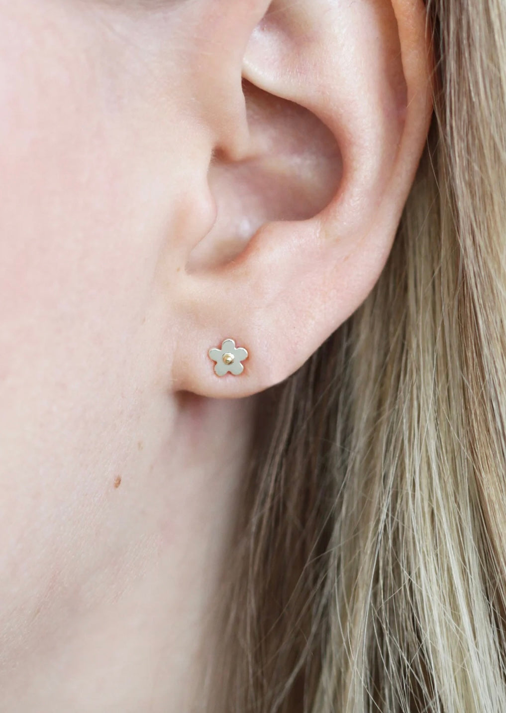 Boucles d'oreilles Daisy Argent 925 Fait main à Montréal