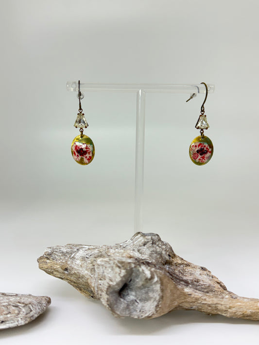 Boucles d'oreilles Bronze Fait main Les Laurentides Nathalie Laramée Boucles d'oreille Bronze