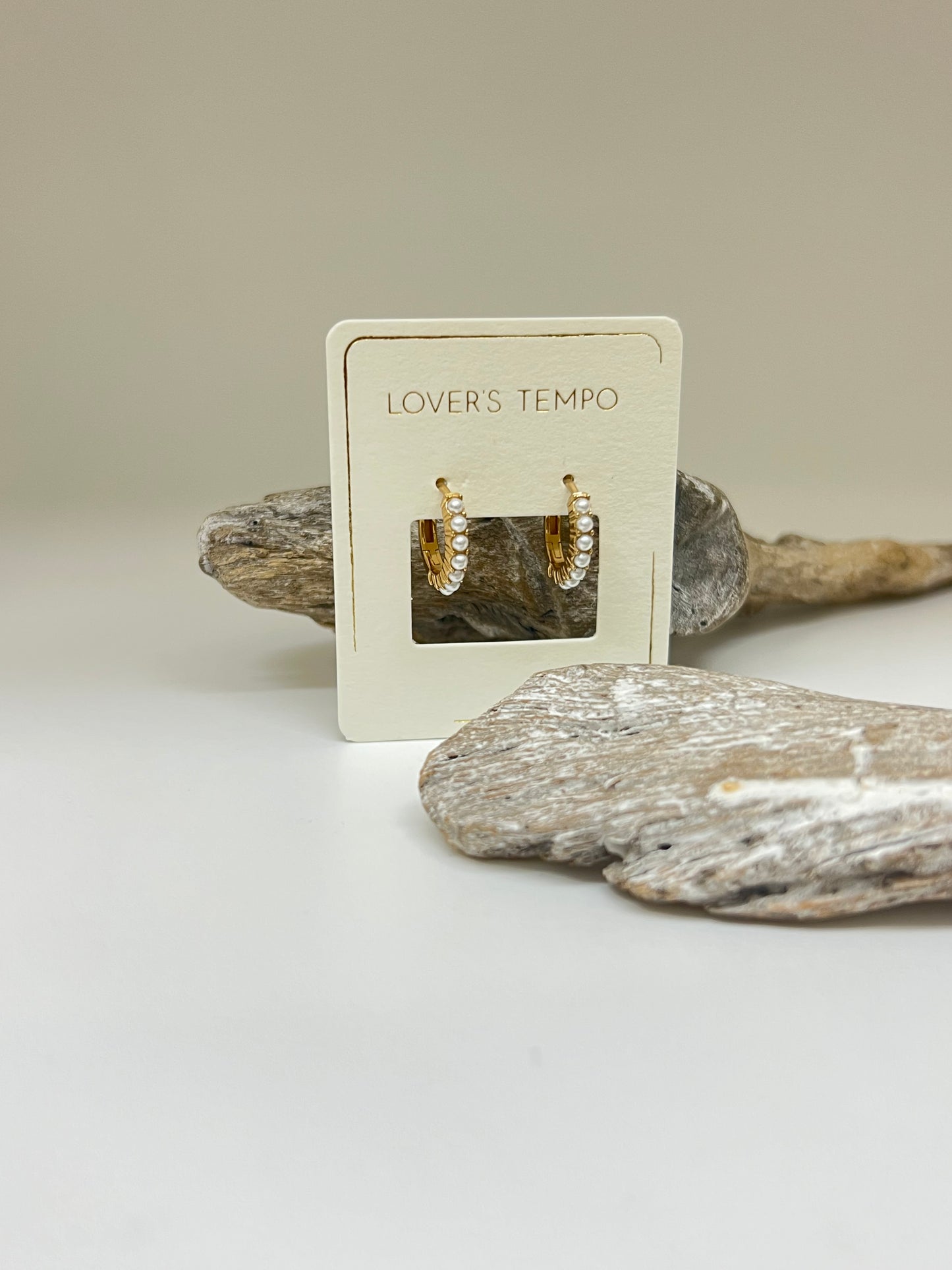 Boucles d'Oreilles perles 15mm de Vancouver, dessinée à Vancouver 1DF0SP23014-gld Lovers Tempo   