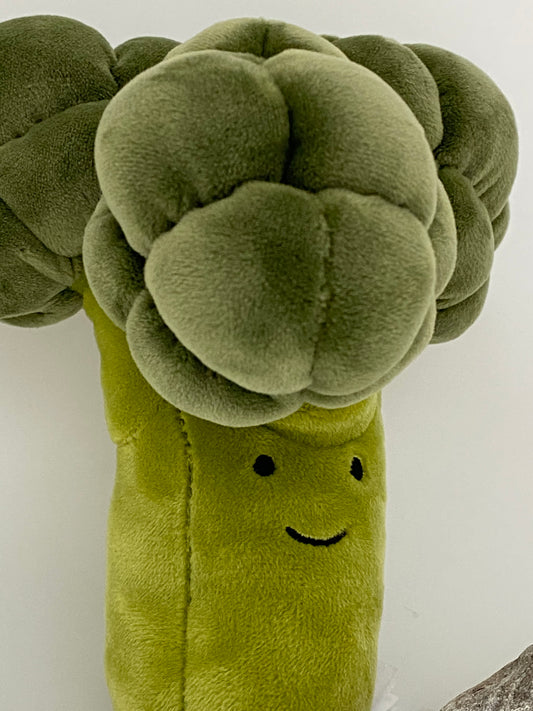 Vivacious le Brocoli , dessiné à Londres Jellycat VV6B