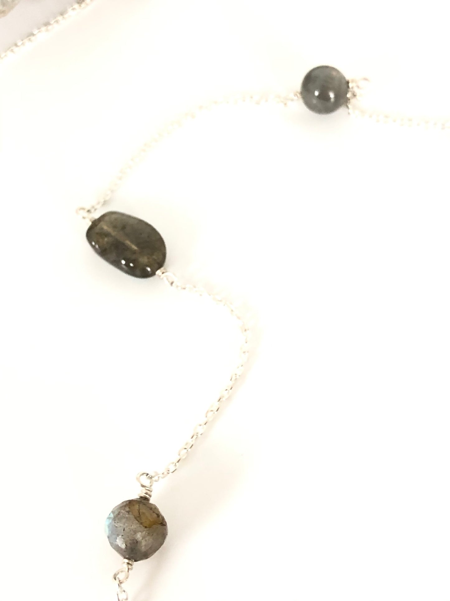 Collier Labradorite Argent 925 fait au Canada Hilary Druxman 54N1.6