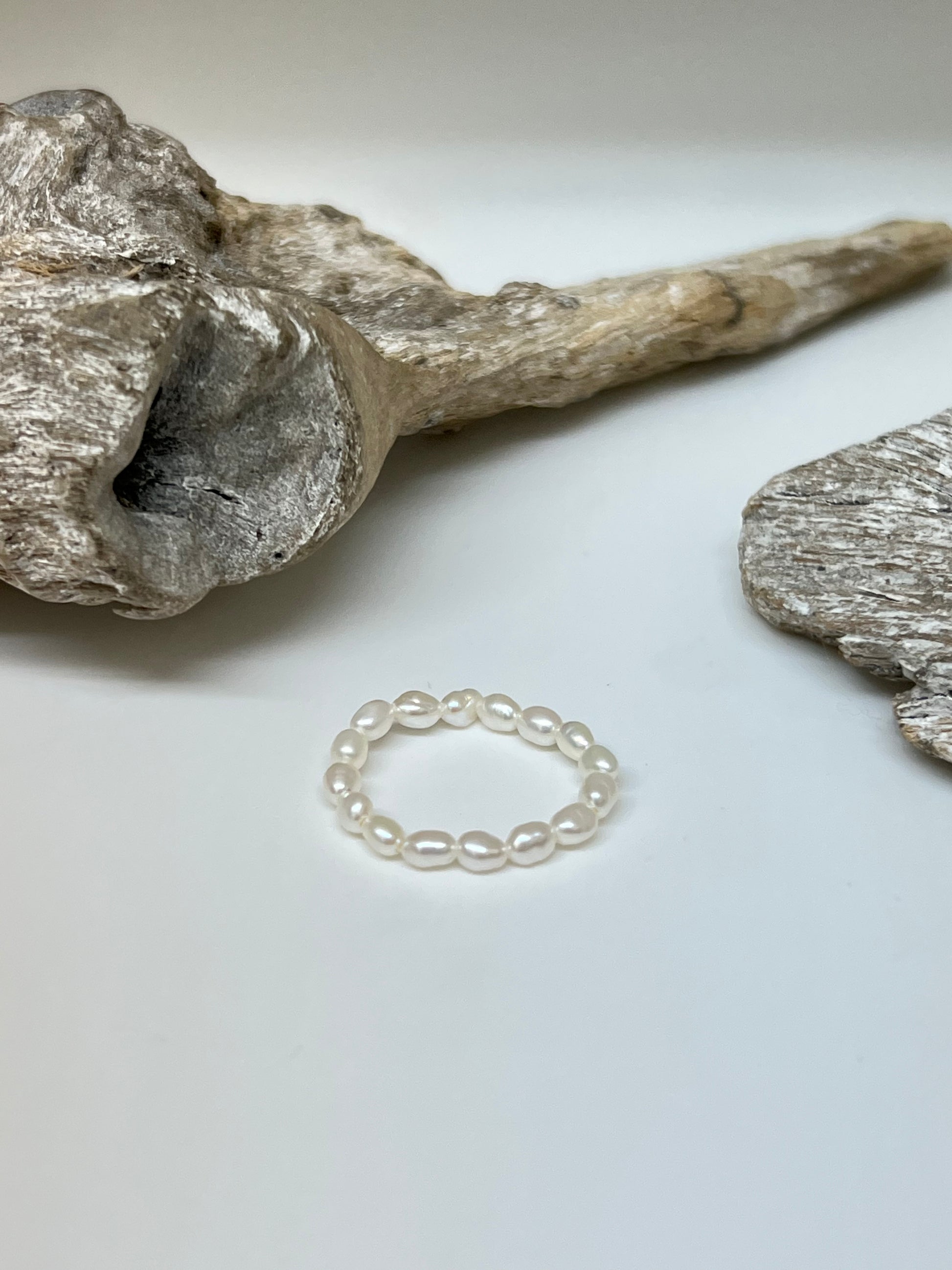 Infinity Freshwater pearl Fait à Montréal Treasure Bague perles eau douce