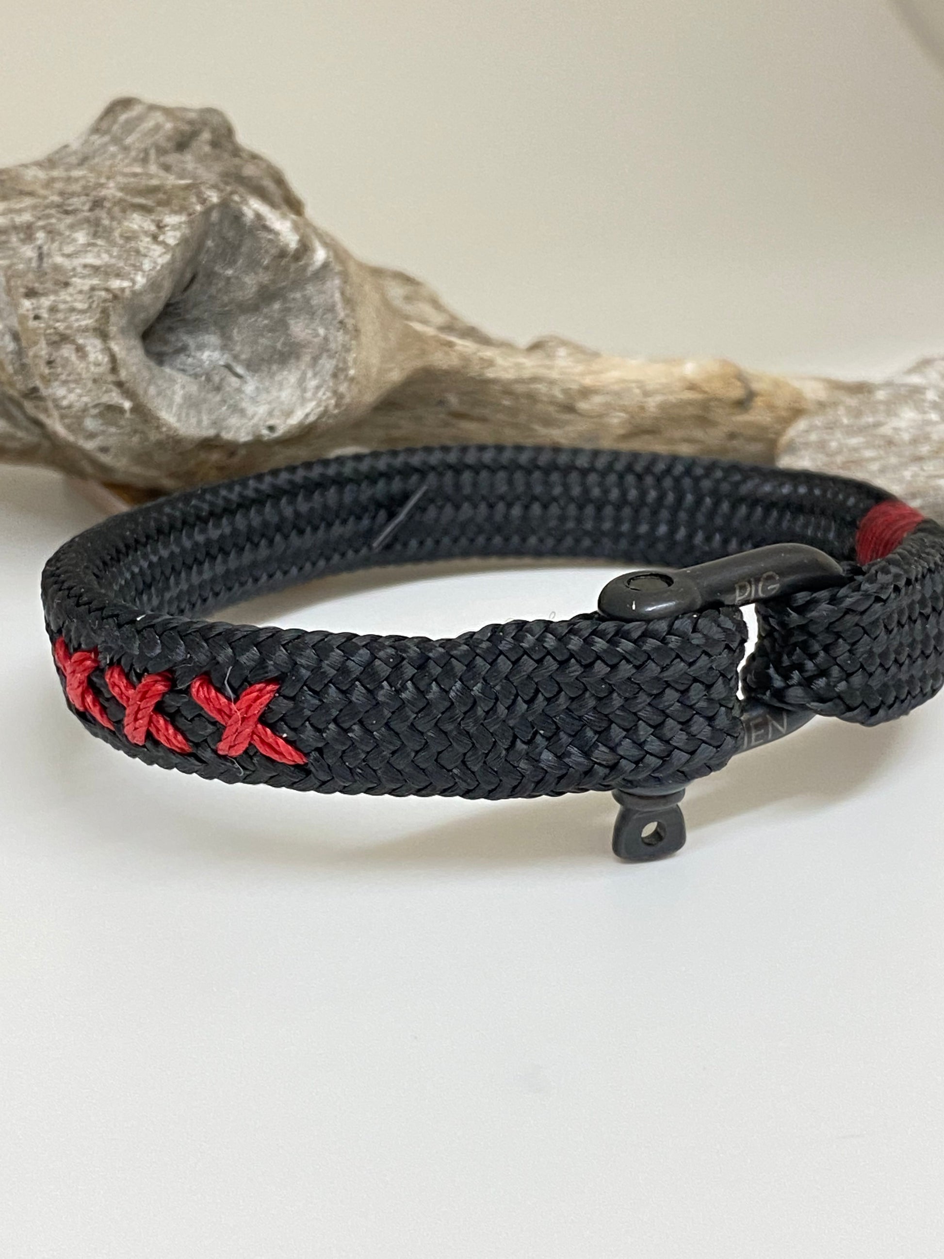 Bracelet Sharp Simon Black-XXX-Black Amsterdam Pig & Hen 